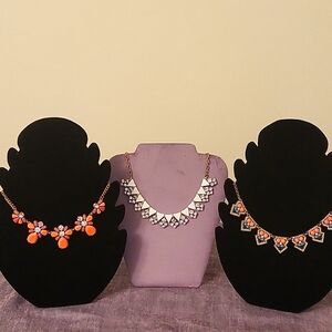 Bundle of 3 J. Crew Statement Bib Necklaces